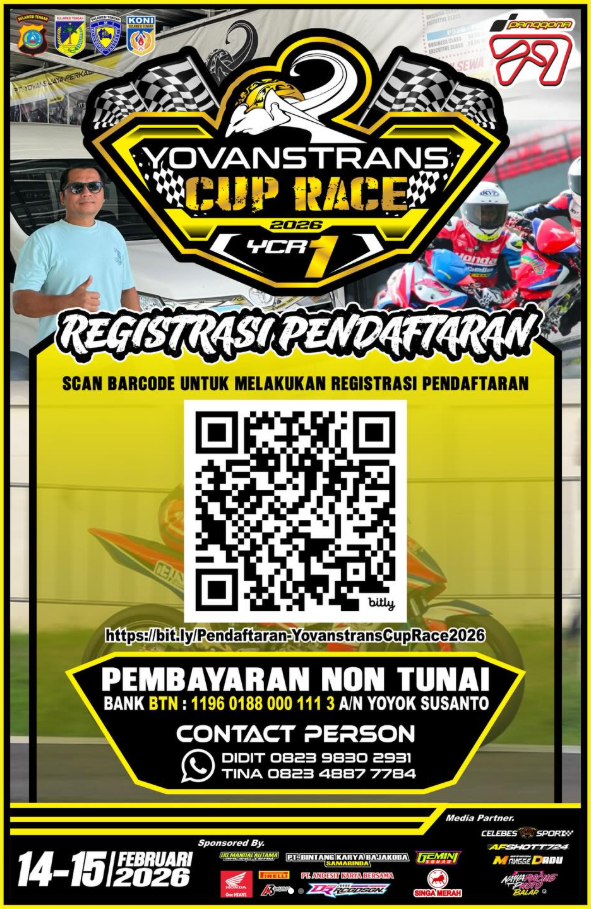 PENDAFTARAN YOVANSTRANS CUP RACE 2026
